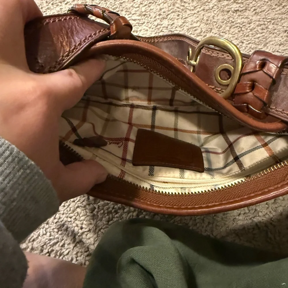 Coach Rich Brown Leather Shoulder Bag - Picture 4 of 4